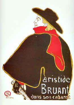  Henri  Toulouse-Lautrec Aristide Bruant dans son Cabaret Sweden oil painting art
